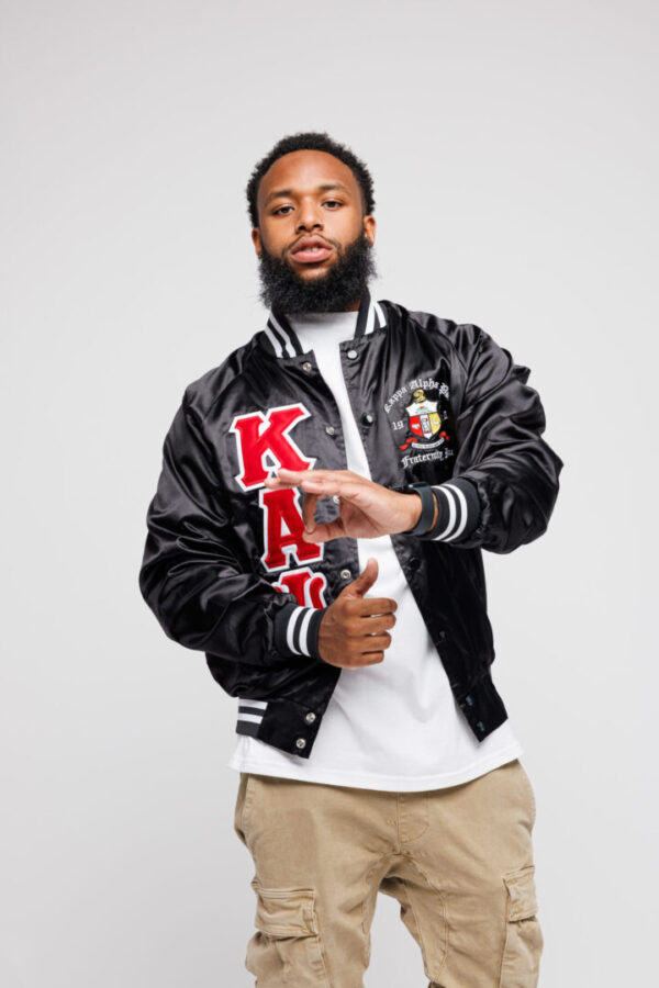 Black kappa alpha psi jacket on sale